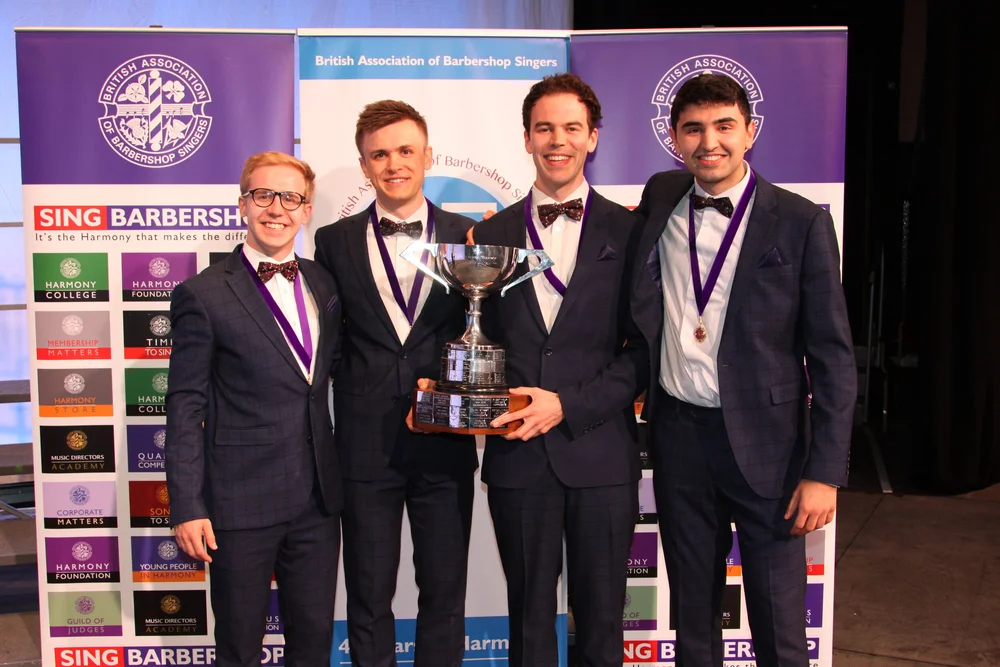 Sound Hypothesis winning the 2019 BABS Quartet Competition
