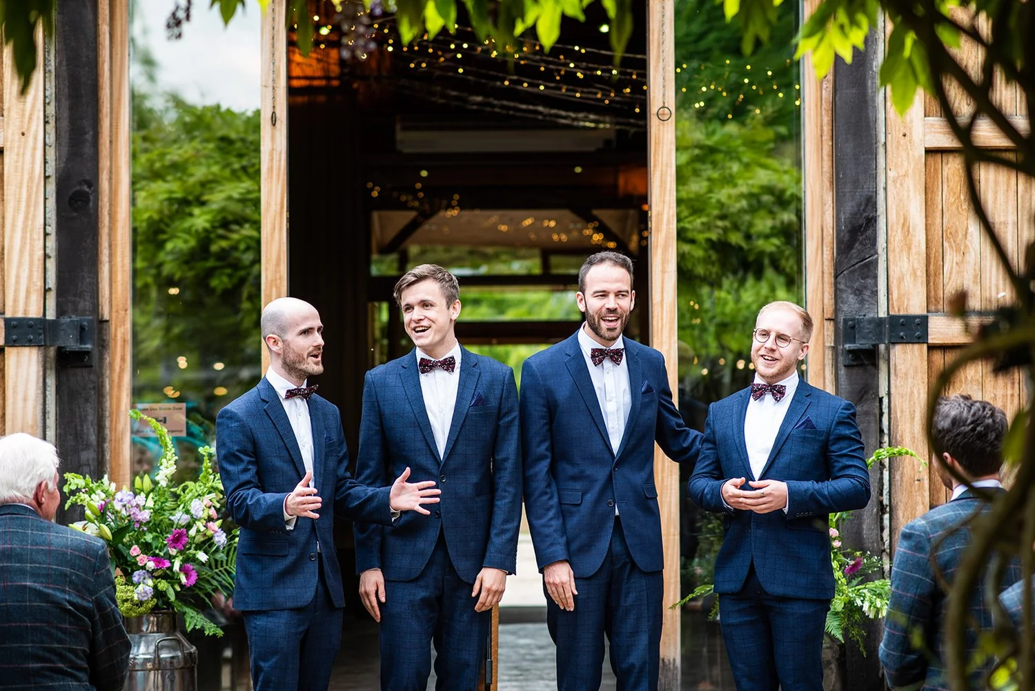Sound Hypothesis performing at a wedding in Oxfordshire